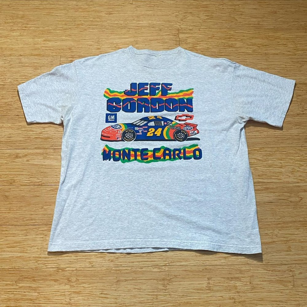 Vintage Jeff Gordon Monte Carlo NASCAR Racing T-Shirt